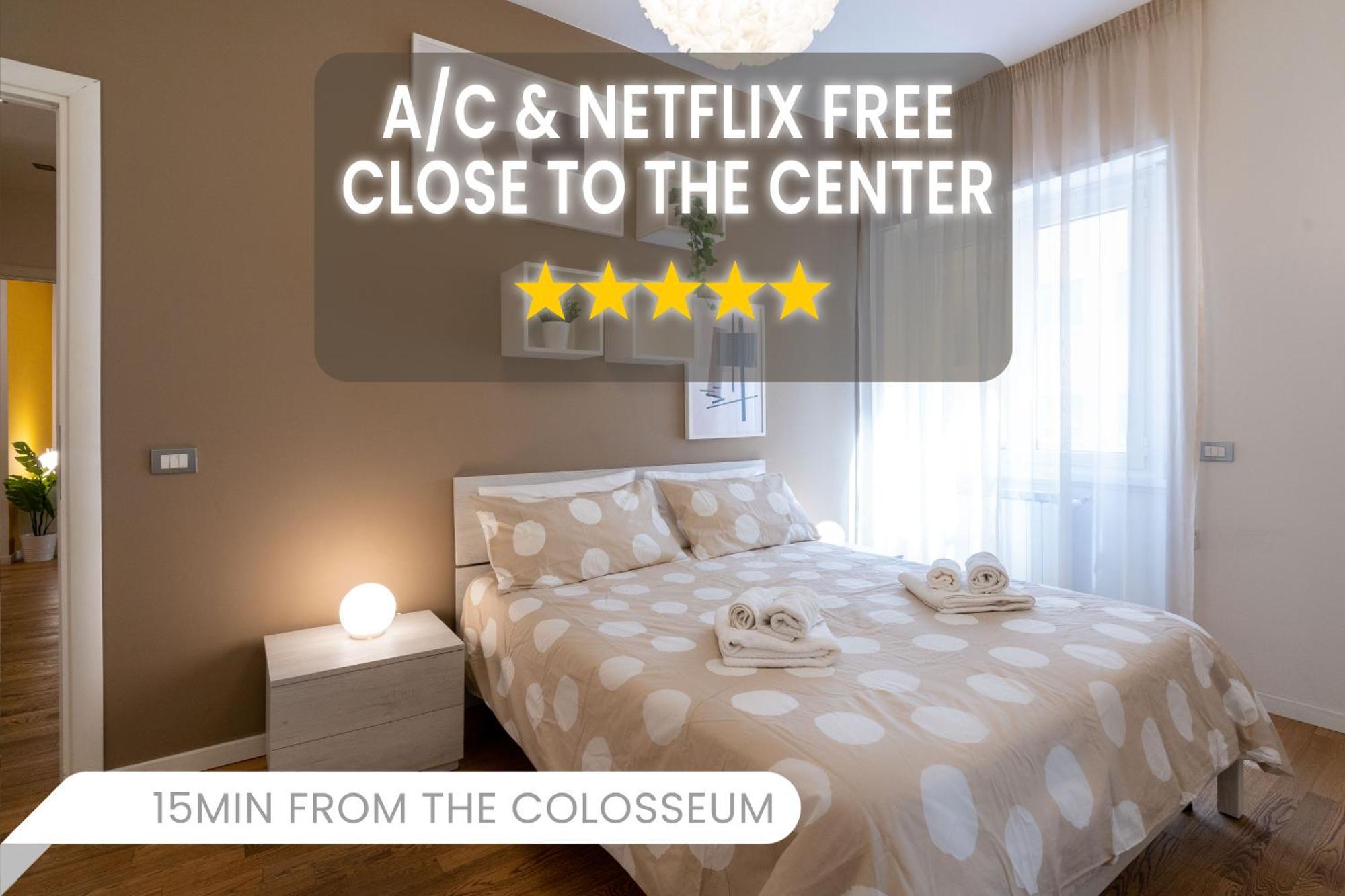 Appartement -15Min Dal Colosseo- Aria Condizionata & Netflix Gratis à Rome Extérieur photo